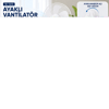 Beyaz 5 Pervane - 16 Inc Ev - Ofis Kompakt - Sessiz - Üç Kademe 140cm Yükseklik Ayaklı Vantilatör Sf-6789 Bx40