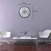 Beyaz 52 Cm Metal Mandala Desenli Tasarım Duvar Saati