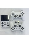 Beyaz Bluetooth özellikli retro arcade oyun konsolu ve rocker Wi-Fi TV bağlantılı