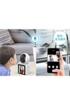 Beyaz LCD Ekranlı 1080P Görüntülü Bebek Kamerası, Gece Görüşü ve Canlı İzleme Özellikli