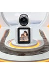Beyaz LCD Ekranlı 1080P Görüntülü Bebek Kamerası, Gece Görüşü ve Canlı İzleme Özellikli