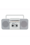 Beyaz nostaljik radyo Bluetooth bağlantılı FM radyo USB MP3 çalar kaset çalar 2 yıl garantili