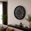 Black Legacy 60 x 60 Cm Metal Duvar Saati