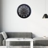 Black Legacy 60 x 60 Cm Metal Duvar Saati