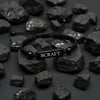 BlackCraft Oltu Taşı Kişiye Özel Örgü Bileklik