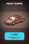 Blister Paketli 1/64 Ölçek Lotus Esprit Turbo Diecast Model Araba - For Your Eyes Only BX-313362