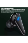 Bluetooth 5.0 Kulak İçi Oyuncu Kulaklığı, Mikrofon ve RGB Aydınlatmalı Siyah Tasarım