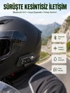 Bluetooth 5.0 Motosiklet Kask Kulaklık Eller Serbest ve Müzik Özellikli Yeni Nesil