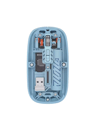 Bluetooth 5.2 ve 2.4G USB Kablosuz Mouse Pilli Mavi Tasarım