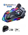 Bluetooth 5.3 Motosiklet Kask Intercom Kulaklık 1000 Metre IPX6 Su Geçirmez