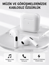 Bluetooth 5.3 TWS Kablosuz Kulak İçi Kulaklık 25 Metre Menzil Şarj Kutulu