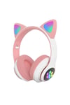 Bluetooth bağlantılı pembe kulak üstü kulaklık mikrofonlu 5.1 surround ANC 2 yıl garantili