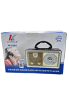 Bluetooth, FM radyo, USB, SD ve MP3 özellikli şarjlı nostaljik radyo kahverengi - Elektronik