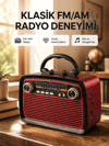 Bluetooth Hoparlör – Kablosuz Bağlantı, Geniş Ses Alanı, Radyo Destekli, Hafif ve Taşınabilir