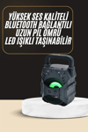 Bluetooth Hoparlör Android ve İOS Uyumlu Ses Bombası USB Girişli Taşınabilir