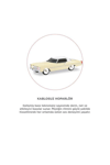 Bluetooth hoparlör bej renk retro araba tasarımlı 10W FM USB TWS 3 saat dinleme süresi