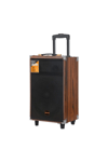 Bluetooth hoparlör kahverengi 50W süper bass kumandalı mikrofonlu karaoke 5-10 saat