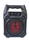 Bluetooth Hoparlör Led Işıklı Taşınabilir Kablosuz Speaker Uzun Pil Ömrü
