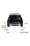 Bluetooth hoparlör mavi renk ledli usb tf fm radyo bluetooth destekli 2 yıl garantili