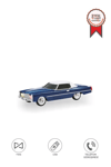 Bluetooth hoparlör retro araba tasarımlı 10W mavi FM USB TWS 3 saat dinleme süresi