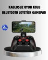 Bluetooth Kablosuz Gamepad TV PC Telefon Uyumluluğu Kolay Bağlantılı