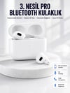 Bluetooth Kulaklık 3. Nesil Ios Android Uyumlu Yeni Nesil Wireless Charge