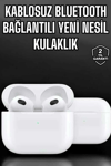 Bluetooth Kulaklık 3.Nesil Kablosuz Uzun Pil Ömrü Dokunmatik Kontrol Yeni Nesil