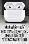 Bluetooth Kulaklık 3.Nesil Kablosuz Uzun Pil Ömrü Dokunmatik Kontrol Yeni Nesil