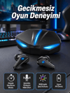Bluetooth Kulaklık Oyuncu Kulaklığı RGB Işıklı Oyunlarda Düşük Gecikme