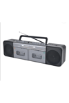 Bluetooth özellikli ekru renkli şarjlı müzik seti FM radyo USB MP3 çalar kaset çalar