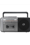 Bluetooth özellikli gri kaset çalar teyp, FM radyo, USB ve MP3 oynatıcı, 2 yıl garantili