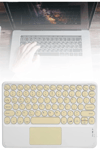 Bluetooth Touchpad Klavye 10.9 inch Kablosuz Wifi Q Klavye Slim