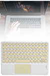 Bluetooth Touchpad Klavye 10.9 inch Kablosuz Wifi Q Klavye Slim