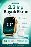 Bluetooth Uyumlu Akıllı Saat Ve Kablosuz Kulaklık Günlük Kullanıma Uygun Set