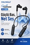 Bluetooth Uyumlu Spor Kulaklık Uzun Pil Ömürlü Boyun Askılı Stereo Sesli