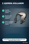 Bluetooth V4.0 Boyun Kulaklık 600 Saat Bekleme Dijital Göstergeli Çift Cihaz Bağlantılı BX-313557