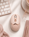 Bluetooth ve 2.4G Destekli Sessiz Kablosuz Mouse Şarjlı Tasarım