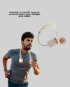 Boyun Askılı Katlanabilir Fan 1000 mAh USB Şarjlı Taşınabilir