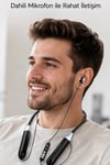 Boyun Bantli Bluetooth 5.0 Kulaklik Mikrofonlu Kablosuz Kulak Ici Muzik Ve Gorusme BX-313563
