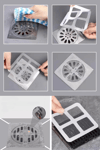 BUFFER® 10'lu Banyo ve Mutfak Lavabo Koku Önleyici ve Haşere Böcek Önleyici Gider Filtresi