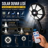 BUFFER® 168B Solar LED Büyük Dış Mekân Lambası, Hareket Sensörlü, Kumandalı, 3 Modlu Ultra Parlak COB Işık, Su Geçirmez Kablosuz Duvar Apliği