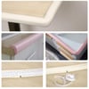 BUFFER® 2 Metre Sarmal Krem Masa Kenar Koruyucu Şerit Masa Köşe Aparatı Bebek Çocuk Cam Ahşap Masa