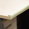 BUFFER® 2 Metre Sarmal Krem Masa Kenar Koruyucu Şerit Masa Köşe Aparatı Bebek Çocuk Cam Ahşap Masa