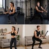 BUFFER® 2'li Battle Rope Titreşimli Egzersiz Çubuğu, Yaylı Dalga Mekanizmalı Kol, Omuz, Göğüs, Sırt ve Core Antrenman Aleti