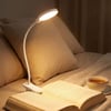 BUFFER® 360° Esnek Kitap Okuma Lambası – Mandallı, USB Şarjlı, 3 Renk 3 Parlaklık, Dokunmatik Kontrollü Göz Korumalı LED Lamba