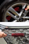 BUFFER® 3lü Bükülebilen Peluş Detaylı Temizlik İçin Oto Jant, Egzos Temizleme Fırçası