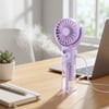BUFFER® 4 Kademeli Spreyli Şarjlı El Fanı – Boyuna Asılabilir USB Şarjlı Taşınabilir Mini Fan F4