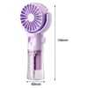 BUFFER® 4 Kademeli Spreyli Şarjlı El Fanı – Boyuna Asılabilir USB Şarjlı Taşınabilir Mini Fan F4