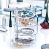 BUFFER® 4 Katlı Dönebilen Şeffaf Takı Organizer Düzenleyici
