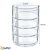 BUFFER® 4 Katlı Dönebilen Şeffaf Takı Organizer Düzenleyici